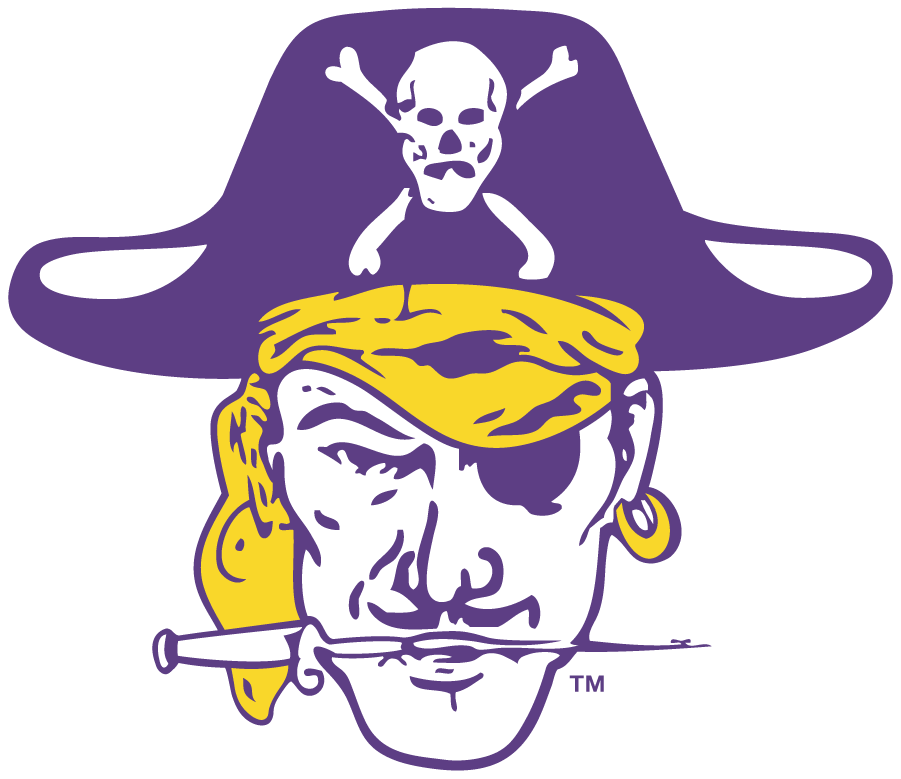 East Carolina Pirates 1971-1980 Primary Logo diy iron on heat transfer
